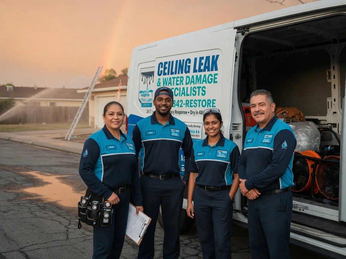 Ceiling Leak Cleanup company in Tom Bean, TX